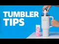 40oz All-Day StrawSip Tumbler Tips Tricks