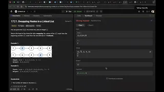 1721 Swapping Nodes in a Linked List - python