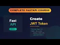 FastAPI 0023 Create JWT Token
