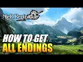 NieR Replicant - How To Get All Endings No Spoiler