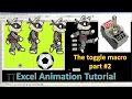 The Start-Pause VBA Macro for Excel Animation tutorial - part 2