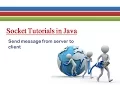 How to Send Message from Server to Client Socket Tutorials