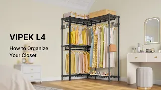 Introduction to the VIPEK L4 L Shaped Clothes Rack for Corner