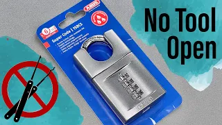 1541 Abus Super Code Padlock Model 158CS