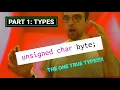 C FOR PYTHON PROGRAMMERS 1-TYPES