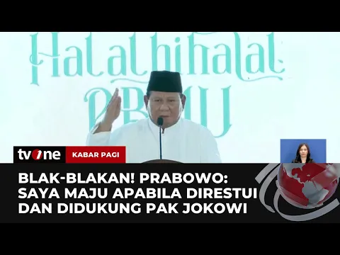Prabowo Sebut Jokowi Siapkan Dirinya Sebagai Penerus