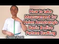How I Take Every Measurement for the Helen Armstrong Bodice Block