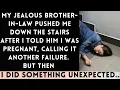 Download Lagu My Jealous Brother-in-Law Pushed Me Down the Stairs After I Announced My Pregnancy...