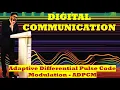 Demystifying Digital Communication Exploration of Adaptive Differential Pulse Code Modulation ADPCM