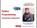 3 Lecture Comparison Operators