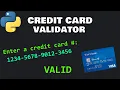 Credit card validator in Python