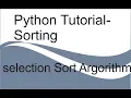 python selection sort
