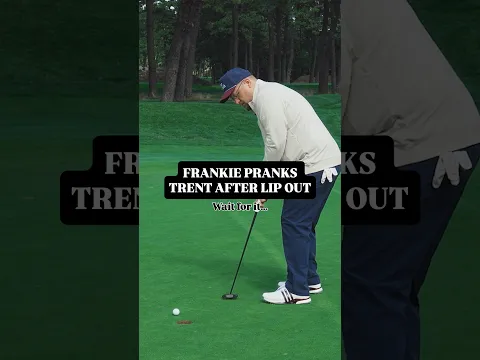 Frankie PRANKS Trent after two short missed putts 💀