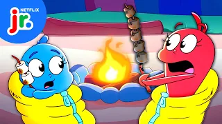 Red and Blue's Uncomfortable Camping Trip ⛺️ Dr. Seuss’s Red Fish, Blue Fish | Netflix Jr