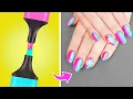11 Weird Nail Hacks Christmas Nail Art