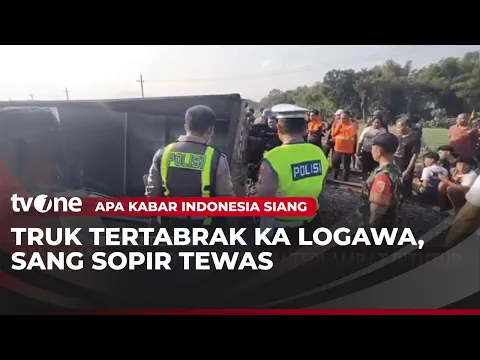 Ditabrak KA, Kecelakaan Maut Tewaskan Sopir Truk di Nganjuk