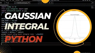 How to plot Gaussian Integral using Python matplotlib