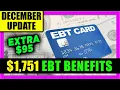 DECEMBER UPDATE 1 751 EXTRA SNAP FOOD STAMPS 2024 Multiple States 95 Boost