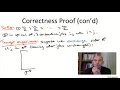A Scheduling Application Correctness Proof Part 1