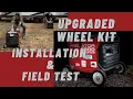 Predator 3500 Upgraded Wheel Kit Installation and Field Test