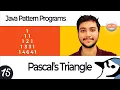 Pascal Triangle Program in Java Step-by-Step Logic Explained
