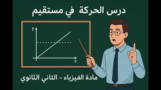 سر الحركة في خط مستقيم فيزياء الصف الثاني الثانوي ترم اول 2026 
