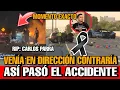 MOMENTO EXACTO accidente de CARLOS PARRA Un carro venia en DIRECCION CONTRARIO y los CHOCO Esto paso