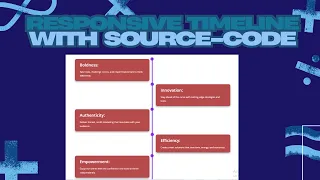timeline using html css javascript with free source code