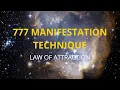 777 Method Law Of Attraction How to use 777 Manifestation Technique 2021