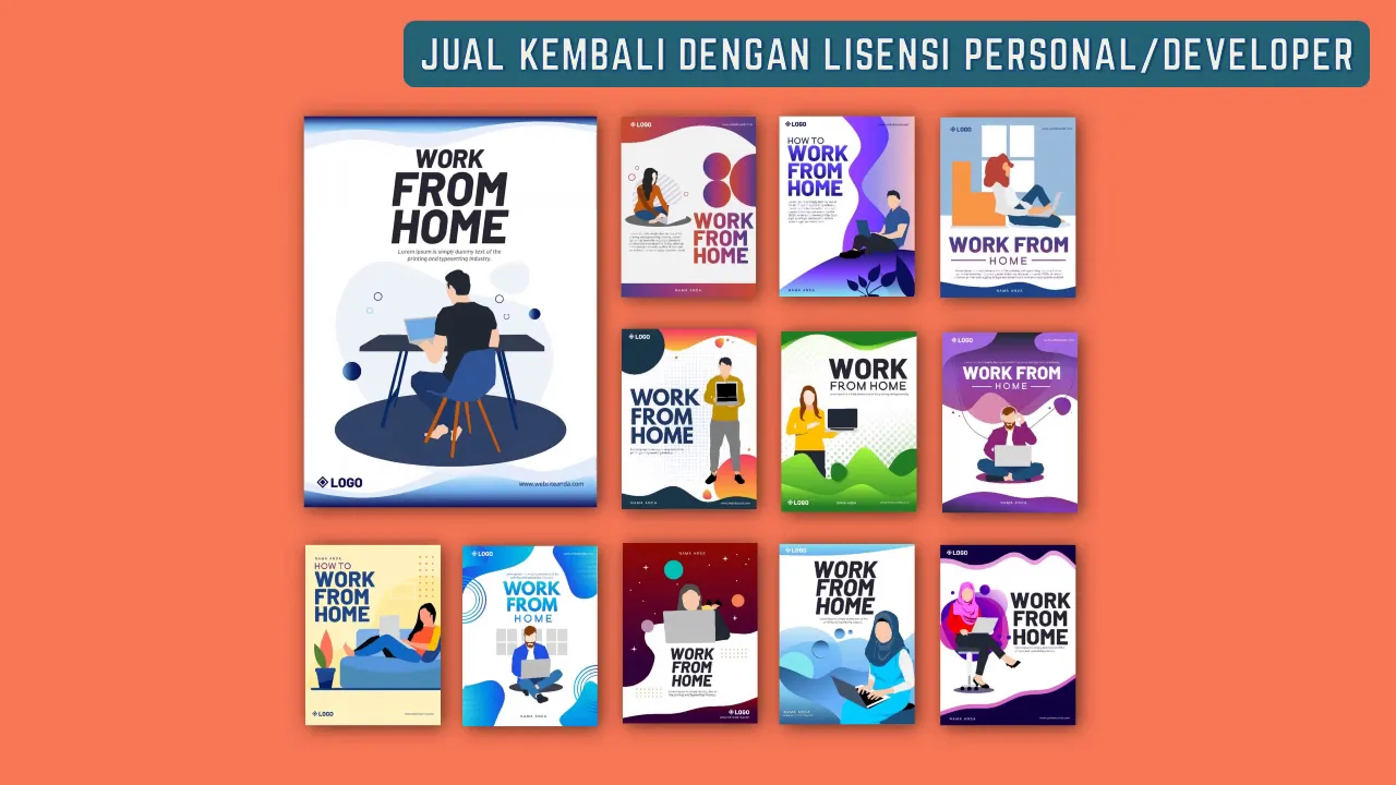 Paket PLR 330 Template Ecover dan Layout