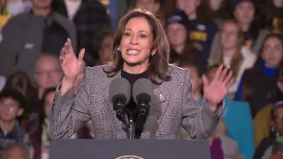 FULL REMARKS: Kamala Harris campaign event in Ann Arbor, Michigan