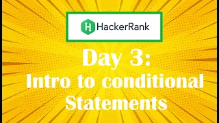 HackerRank day 3 Intro to Conditional Statements Java