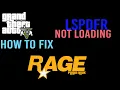 HOW TO FIX ALL RAGE PLUGIN HOOK ERRORS LSPDFR LOADING FIX 2024