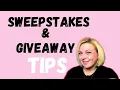 How I Find Sweepstakes And Giveaways Watch Me Enter Instant Win Sweepstakes