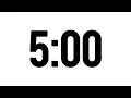 5 Minute Countdown Timer Minimal