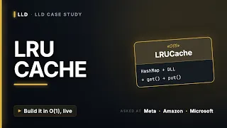 LRU Cache Design Explained O 1 Get Put Coding Interview