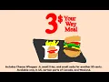 You Rule - 3 Your Way Meal