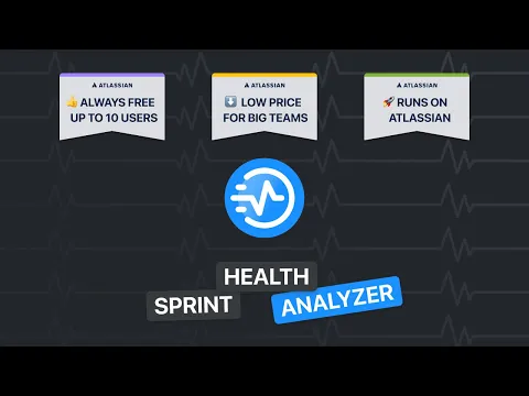 watch Sprint Health Analyzer – Velocity, Burndown, Burnup for Jira video
