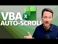 Excel Auto Scroll with Active Cell easy VBA