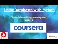 Object oriented programming in using database with python