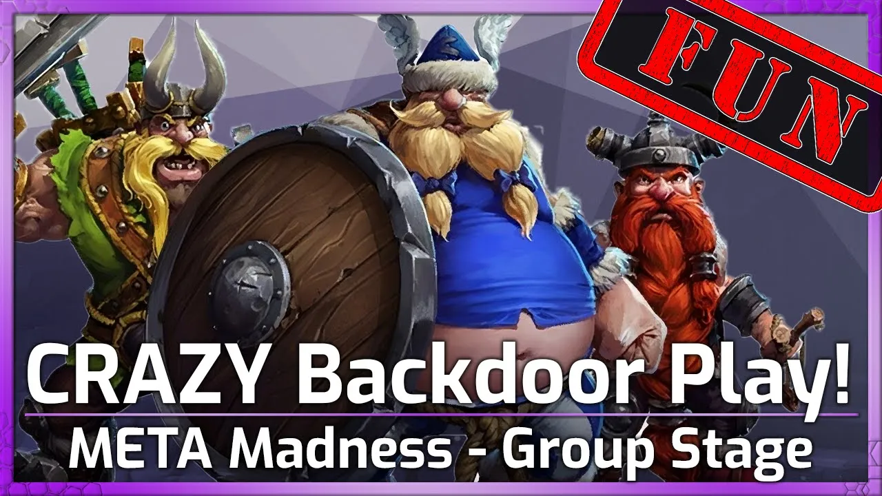 CRAZY Backdoor Play! 🤣 - META Madness Groups - Heroes of the Storm