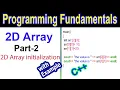 Two Dimensional 2D Arrays with Example Part 2