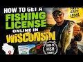 How to get a fishing license online in Wisconsin
