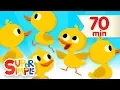 Download Lagu Five Little Ducks + More | Kids Songs and Nursery Rhymes | Super Simple Songs