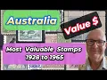 Most Valuable Australian Stamps 1928 to 1965
