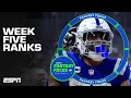 Week 5 Rankings Re-Draft Fantasy Focus