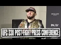 Islam Makhachev TOUGHEST FIGHT and WHAT S NEXT UFC 330 Post-Fight Press Conference