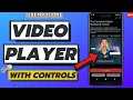 Flutter Player With Controls Player Fullscreen Flutter Chewie Player Player