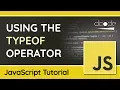 typeof Operator - JavaScript Tutorial