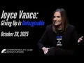 Joyce Vance Giving Up is Unforgivable